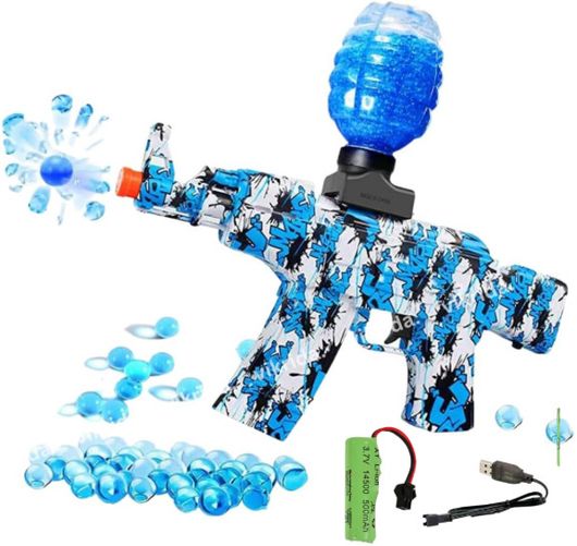 SJVJ Electric Water Ball Blaster Toy for Outdoor Activities with Small Balls Bullets Water Gun (Multicolor)