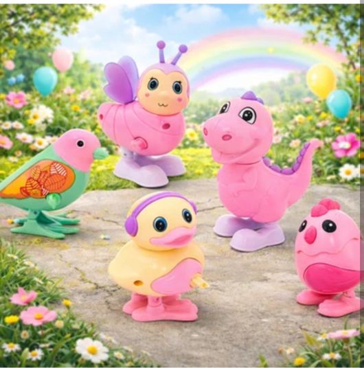 SJVJ key operated jumping bird $rattlr Rattle (Multicolor)